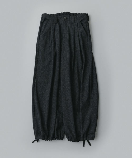 remer(リメール)の「remer 26秋冬新作 - loose faded wide PT / 掠れ織りワイドパンツ(その他パンツ・メンズ・ネイビー/ブラック・X-SMALL/LARGE/MEDIUM/SMALL)」の3枚目の写真