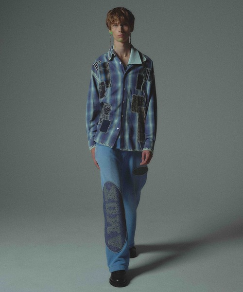 amok（アモク）の「FADE STUDS PANTS（その他パンツ・メンズ・ピンク/ブルー・S/M/L）」の21枚目の写真