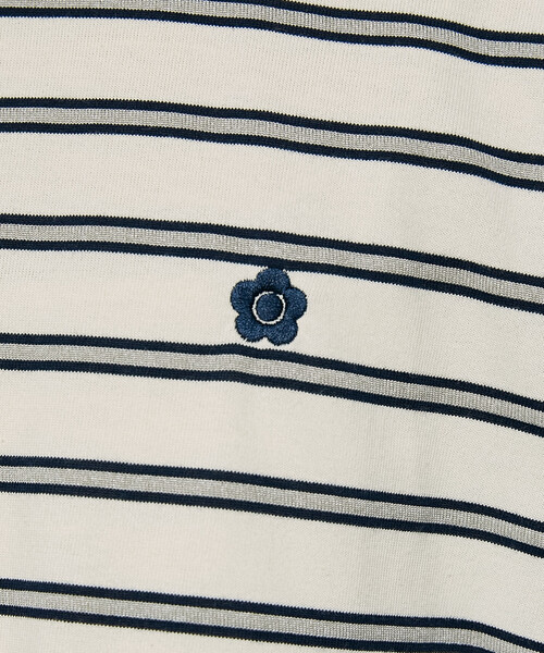 MARY QUANT(マリークワント)の「MARY QUANT × PUBLUX/マリークワント 裾レース ドッキング ボーダー ロングスリーブ Tシャツ 限定展開(Tシャツ/カットソー・レディース・オフホワイト/ブラック/ワインレッド・フリ-)」の20枚目の写真