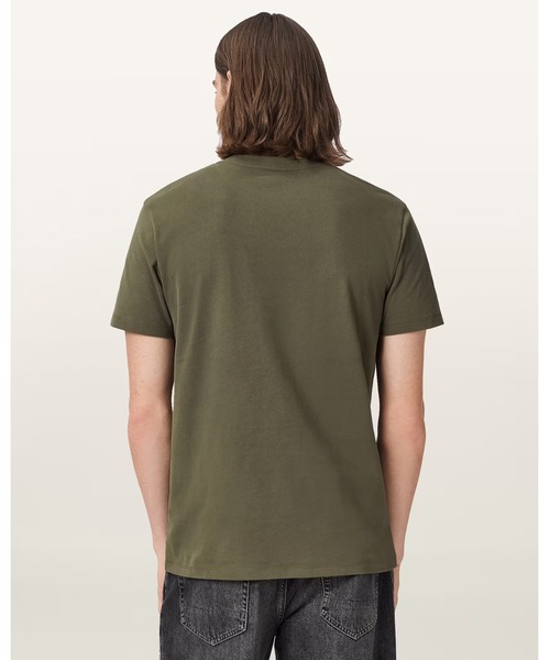 ALLSAINTS(オールセインツ)の「DEXTER SHORT SLEEVE RAMSKULL T-SHIRT | DEXTER 半袖 ラムスカル Tシャツ(Tシャツ/カットソー・メンズ・グリーン系その他・XL/L/M/XS)」の5枚目の写真