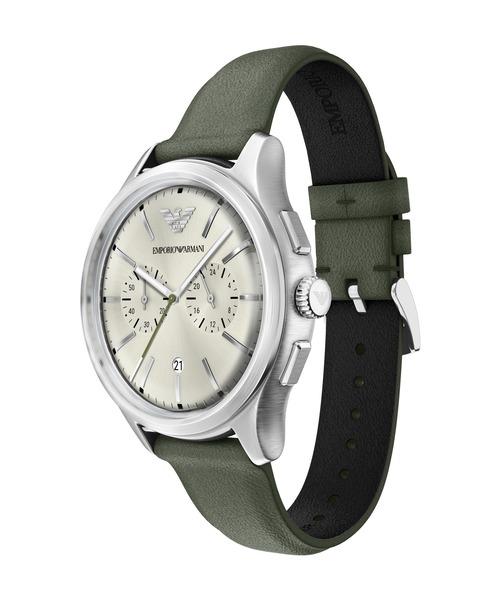 EMPORIO ARMANI（エンポリオアルマーニ）の「エンポリオ・アルマーニ 腕時計 メンズ アナログ レザー AR11801（アナログ腕時計・メンズ・グリーン・FREE）」の6枚目の写真
