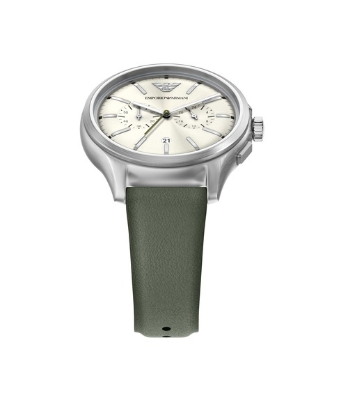 EMPORIO ARMANI（エンポリオアルマーニ）の「エンポリオ・アルマーニ 腕時計 メンズ アナログ レザー AR11801（アナログ腕時計・メンズ・グリーン・FREE）」の7枚目の写真
