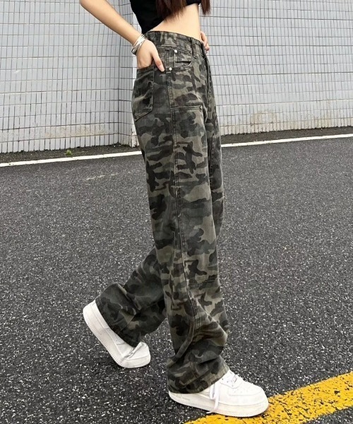 NANEA(ナネア)の「迷彩柄ワークパンツ(その他パンツ・レディース・カモフラージュ・SMALL/MEDIUM/LARGE/X-LARGE)」の3枚目の写真