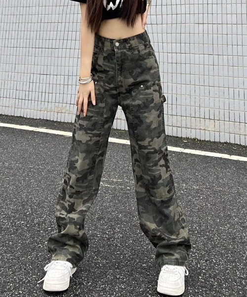 NANEA(ナネア)の「迷彩柄ワークパンツ(その他パンツ・レディース・カモフラージュ・SMALL/MEDIUM/LARGE/X-LARGE)」の2枚目の写真