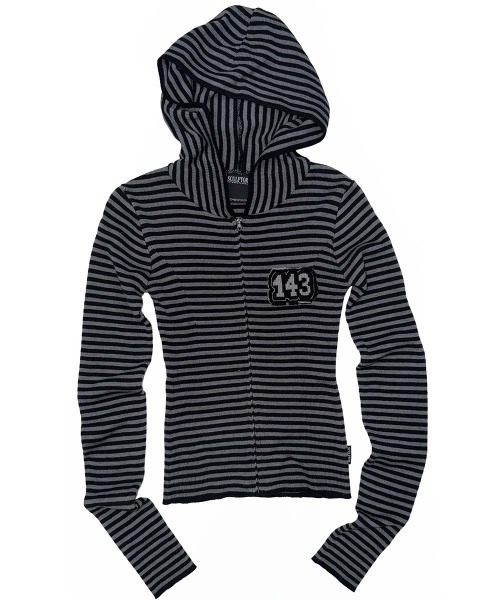 SCULPTOR(スカルプター)の「143 Knit Zip Hoodie(パーカー・レディース・ブルー/ブラック/ダークグリーン/グレー・SMALL/MEDIUM/LARGE)」の18枚目の写真