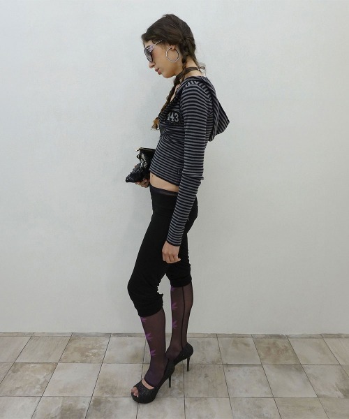 SCULPTOR(スカルプター)の「143 Knit Zip Hoodie(パーカー・レディース・ブルー/ブラック/ダークグリーン/グレー・SMALL/MEDIUM/LARGE)」の12枚目の写真