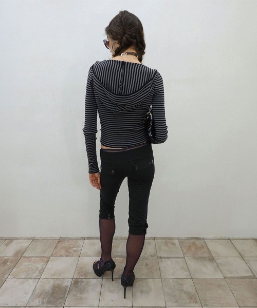 SCULPTOR(スカルプター)の「143 Knit Zip Hoodie(パーカー・レディース・ブルー/ブラック/ダークグリーン/グレー・SMALL/MEDIUM/LARGE)」の13枚目の写真