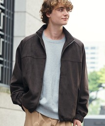 HECT（ヘクト）の「【HECT】Box Silhouette Drawcord Stand Zip Blouson / ボックスシルエット ドローコード スタンドジップブルゾン（ブルゾン）」
