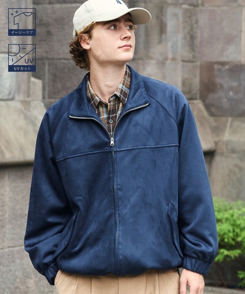 HECT】Box Silhouette Drawcord Stand Zip Blouson / ボックス