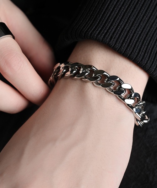 ADRER(アドラー)の「Surgical Stainless Bracelet / サージカルステンレスブレスレット(ブレスレット・メンズ・シルバー・FREE)」の6枚目の写真