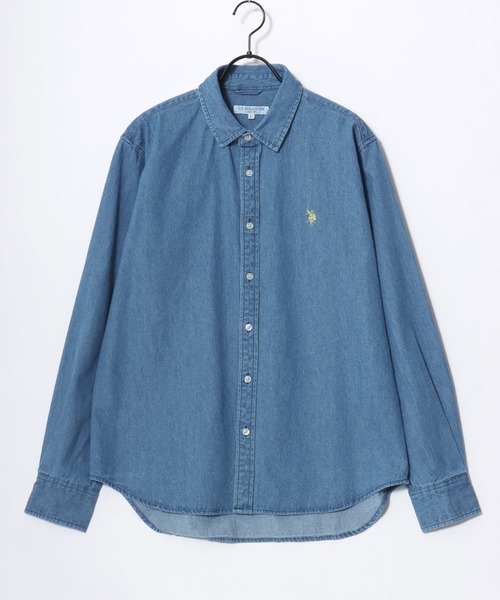 U.S. POLO ASSN.(ユーエスポロアッスン)の「U.S. POLO ASSN./ユーエスポロアッスン Denim/Flannel Check Shirt/レギュラーフィット デニム/フランネル チェック ロゴ ワンポイント刺繍 レギュラーカラーシャツ/長袖シャツ/レディース メンズ(シャツ/ブラウス・メンズ・レッド/ライトブルー/ダークグレー/ブラウン/ブルー系その他/ボルドー/イエロー/バーガンディー/ネイビー・M/L/LL)」の17枚目の写真