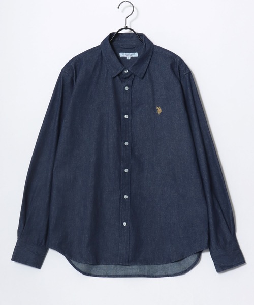 U.S. POLO ASSN.(ユーエスポロアッスン)の「U.S. POLO ASSN./ユーエスポロアッスン Denim/Flannel Check Shirt/レギュラーフィット デニム/フランネル チェック ロゴ ワンポイント刺繍 レギュラーカラーシャツ/長袖シャツ/レディース メンズ(シャツ/ブラウス・メンズ・レッド/ライトブルー/ダークグレー/ブラウン/ブルー系その他/ボルドー/イエロー/バーガンディー/ネイビー・M/L/LL)」の15枚目の写真