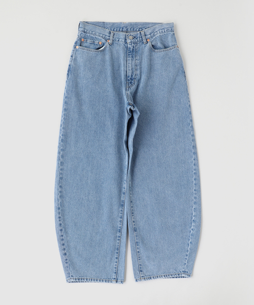 B.C STOCK(ベーセーストック)の「BALLOON FIT DENIM PT(デニムパンツ・メンズ・ブルー/ネイビー・MEDIUM/LARGE)」の2枚目の写真