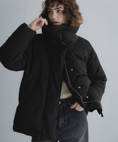 URBAN RESEARCH Sonny Label(アーバンリサーチサニーレーベル)の「撥水ビッグカラーダウンコート(ダウンジャケット/コート・レディース・ブラウン/チャコールグレー/ブラック・FREE)」の5枚目の写真