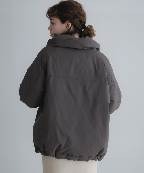 URBAN RESEARCH Sonny Label(アーバンリサーチサニーレーベル)の「撥水ビッグカラーダウンコート(ダウンジャケット/コート・レディース・ブラウン/チャコールグレー/ブラック・FREE)」の22枚目の写真