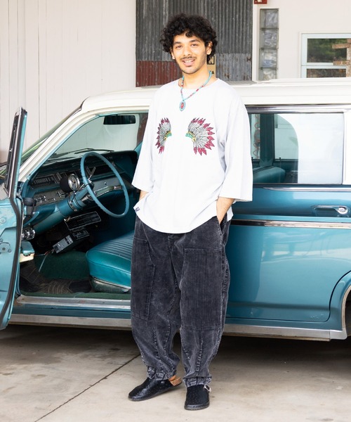 チャイハネ(チャイハネ)の「【チャイハネ】コーデュロイパッチワークMEN'Sパンツ(その他パンツ・メンズ・ブラック/ブラウン・FREE)」の9枚目の写真