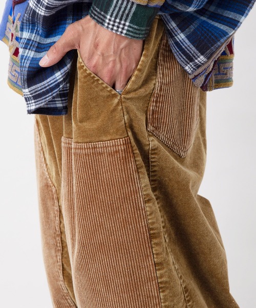 チャイハネ(チャイハネ)の「【チャイハネ】コーデュロイパッチワークMEN'Sパンツ(その他パンツ・メンズ・ブラック/ブラウン・FREE)」の15枚目の写真