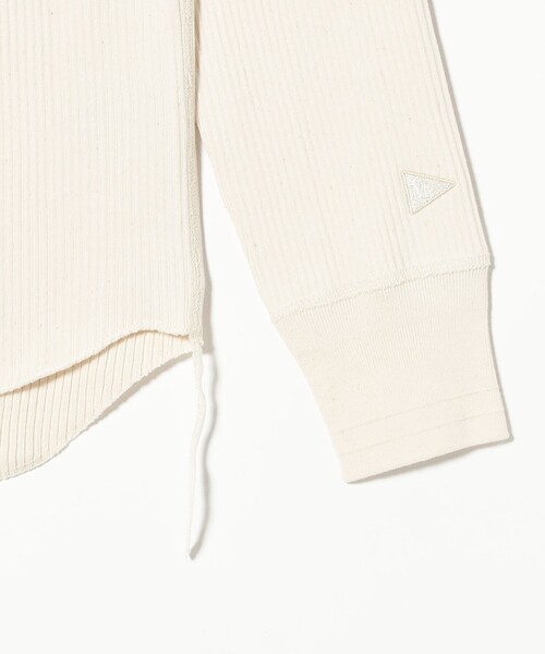BEAMS BOY(ビームスボーイ)の「【別注】Healthknit × maturely / リブ フード ヘンリー ロングスリーブ(Tシャツ/カットソー・レディース・ナチュラル/ブラック/ブラウン・ONE SIZE)」の16枚目の写真