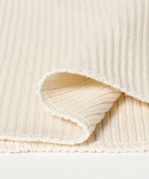 BEAMS BOY(ビームスボーイ)の「【別注】Healthknit × maturely / リブ フード ヘンリー ロングスリーブ(Tシャツ/カットソー・レディース・ナチュラル/ブラック/ブラウン・ONE SIZE)」の18枚目の写真