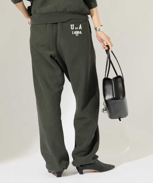 Champion(チャンピオン)の「別注【CHAMPION/チャンピオン】 for JS RW 11.5oz SWEAT PANTS(スウェットパンツ・レディース・チャコールグレー/アイボリー/ブラウン/ブラック・LARGE/SMALL)」の7枚目の写真