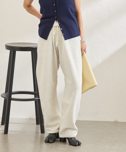 Champion(チャンピオン)の「別注【CHAMPION/チャンピオン】 for JS RW 11.5oz SWEAT PANTS(スウェットパンツ・レディース・チャコールグレー/アイボリー/ブラウン/ブラック・LARGE/SMALL)」の13枚目の写真