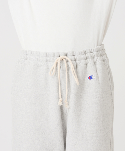 Champion(チャンピオン)の「別注【CHAMPION/チャンピオン】 for JS RW 11.5oz SWEAT PANTS(スウェットパンツ・レディース・チャコールグレー/アイボリー/ブラウン/ブラック・LARGE/SMALL)」の22枚目の写真