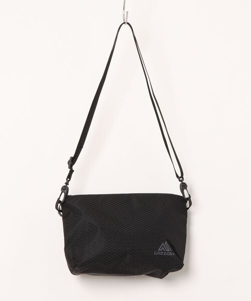 GREGORY(グレゴリー)の「【GREGORY】グレゴリー NANO CROSSBODY POUCH ナノクロスボディポーチ(エコバッグ/サブバッグ・レディース・ブラック/オフホワイト・FREE)」の7枚目の写真