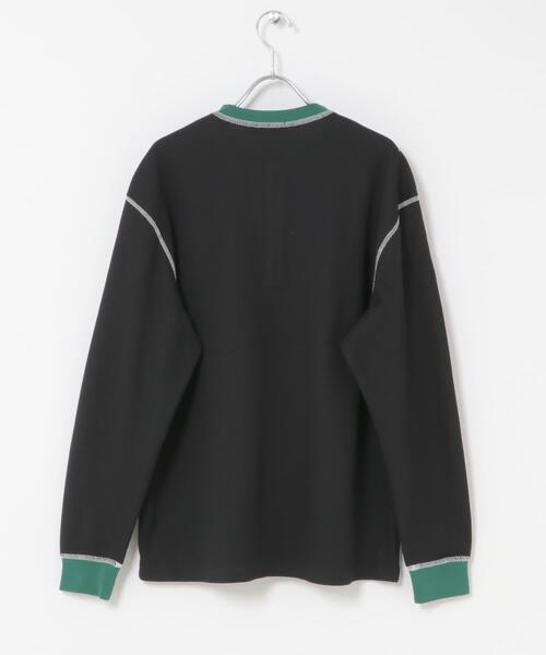 ITEMS URBANRESEARCH(アイテムズ アーバンリサーチ)の「配色ワッフルヘンリーネックカットソー(Tシャツ/カットソー・メンズ・モカ/チャコールグレー/ブラック/アイボリー・LARGE/MEDIUM)」の22枚目の写真