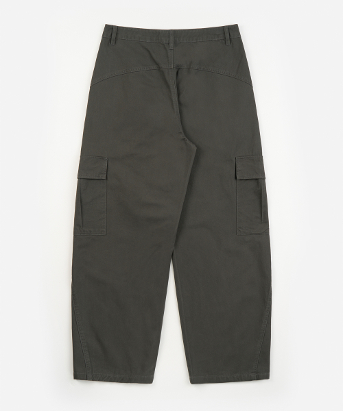 TOFFEE(トフィー)の「カーブド切り替えカーゴパンツ (CHARCOAL)(その他パンツ・メンズ・その他・SMALL/MEDIUM/LARGE/X-LARGE)」の7枚目の写真
