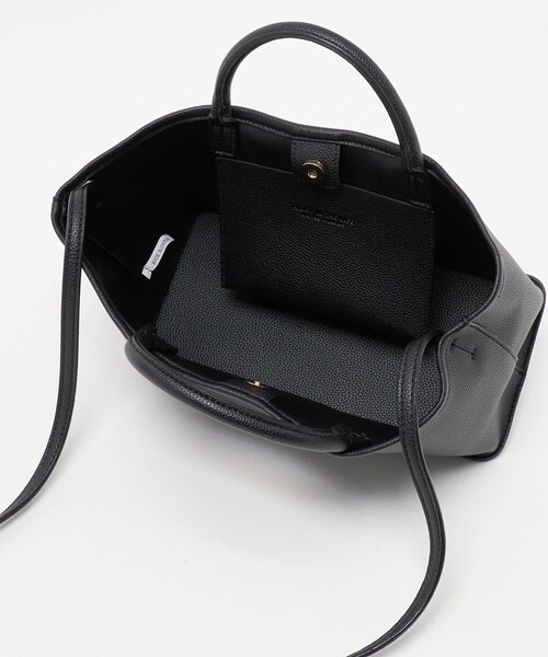 A DAY IN THE LIFE UNITED ARROWS(アデイインザライフユナイテッドアローズ)の「レザーライク レクタングルトート <A DAY IN THE LIFE>(トートバッグ・レディース・ブラック・FREE)」の9枚目の写真