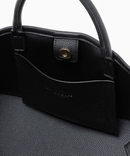 A DAY IN THE LIFE UNITED ARROWS(アデイインザライフユナイテッドアローズ)の「レザーライク レクタングルトート <A DAY IN THE LIFE>(トートバッグ・レディース・ブラック・FREE)」の10枚目の写真