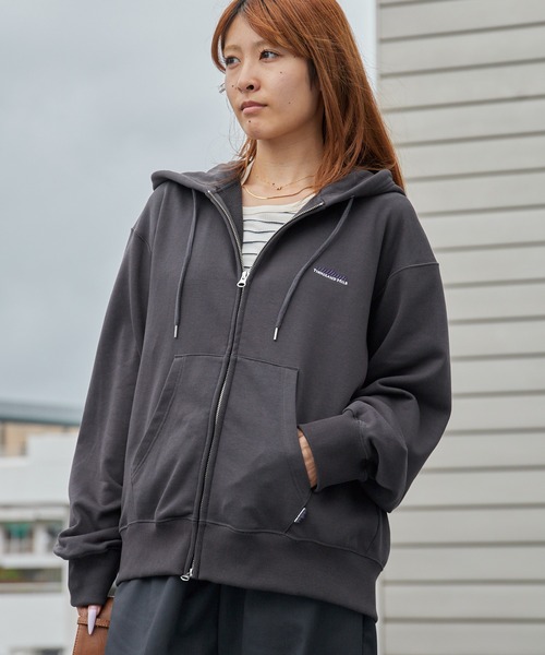 THOUSAND MILE(サウザンドマイル)の「THOUSAND MILE/サウザンドマイル ZIP UP PARKER ジップアップパーカー フルジップパーカー スウェットパーカー トレーナー ダブルジップ ライトアウター メンズ レディース 2026年 秋 秋服 冬 冬服(パーカー・メンズ・ブラック/グレー/チャコール・M/L/XL)」の13枚目の写真