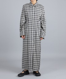 CLANE（クラネ）の「CLANE / クラネ：【レディース】UP POCKET CHECK SHIRT ONEPIECE：10112-5013[DEA]（ワンピース）」