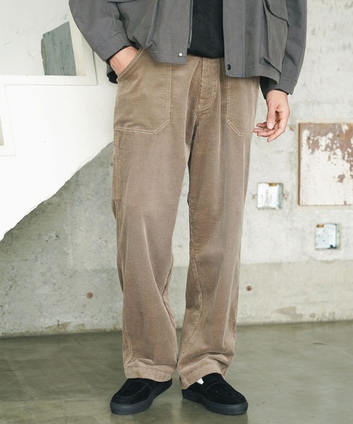 BAYFLOW(ベイフロー)の「コーデュロイペインターパンツ(その他パンツ・メンズ・ベージュ/アイボリー/ブラウン/チャコール・MEDIUM/LARGE)」の1枚目の写真