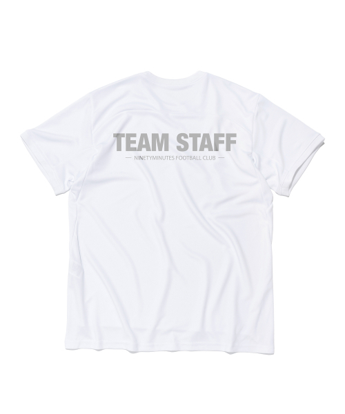 NINETYMINUTES(ナインティーミニッツ)の「AIR STREAM チームスタッフ トレーニング 半袖Tシャツ (ホワイト)(Tシャツ/カットソー・メンズ・その他・MEDIUM/LARGE/X-LARGE/XXX-LARGE/2XL)」の3枚目の写真