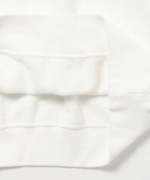 LACOSTE（ラコステ）の「【FUDGE5月号掲載】LACOSTE / ポロ カラー スウェット SPECIAL（スウェット・レディース・ホワイト/ネイビー・ONE SIZE）」の20枚目の写真