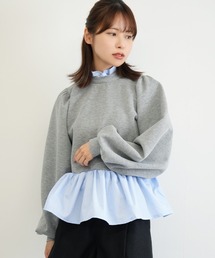 Nulli（ヌリ）の「ドッキングシャツプルオーバー（その他トップス）」