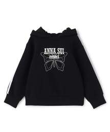 ANNA SUI mini（アナスイ・ミニ）の「【人気商品再入荷】【直営店で取り扱い無し】ロゴトレーナー（パーカー）」