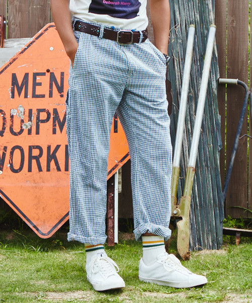 HYSTERIC GLAMOUR(ヒステリックグラマー)の「九分丈イージーペインターPT(その他パンツ・メンズ・ブルー系その他/ネイビー・SMALL/MEDIUM/LARGE)」の2枚目の写真