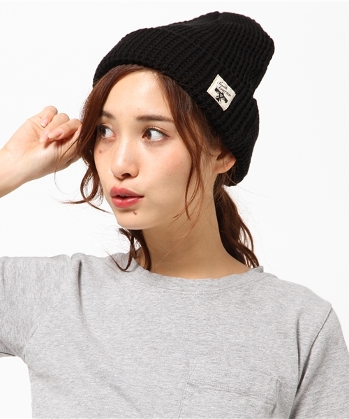 チチカカ(チチカカ)の「ワッフルニットキャップ (ニットキャップ/ビーニー・レディース・ブラック/マスタード/ブルー・FREE)」の2枚目の写真