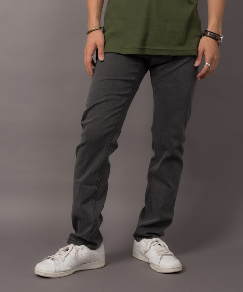 MANGROVE（マングローブ）の「【MANGROVE】ストレッチテーパードデニムパンツ-ストレッチスリムスキニーパンツ（デニムパンツ・メンズ・グレー/ブルー/ライトインディゴブルー/ライトブラック/インディゴブルー/ブラック/ダークインディゴブルー/ネイビー/スミクロ/ダークネイビー/ブラック×ブルー/ライトグレー/シルバーグレー/ワンウォッシュ/コバルトブルー/ダークブルー/ライトブルー/ノンウォッシュ/クリアブルー/ダークグレー/チャコールグレー・LARGE/MEDIUM/SMALL/X-LARGE）」の8枚目の写真