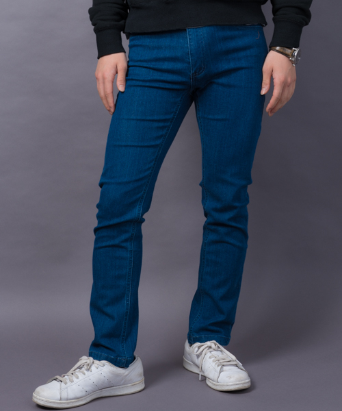 MANGROVE（マングローブ）の「【MANGROVE】ストレッチテーパードデニムパンツ-ストレッチスリムスキニーパンツ（デニムパンツ・メンズ・グレー/ブルー/ライトインディゴブルー/ライトブラック/インディゴブルー/ブラック/ダークインディゴブルー/ネイビー/スミクロ/ダークネイビー/ブラック×ブルー/ライトグレー/シルバーグレー/ワンウォッシュ/コバルトブルー/ダークブルー/ライトブルー/ノンウォッシュ/クリアブルー/ダークグレー/チャコールグレー・LARGE/MEDIUM/SMALL/X-LARGE）」の15枚目の写真