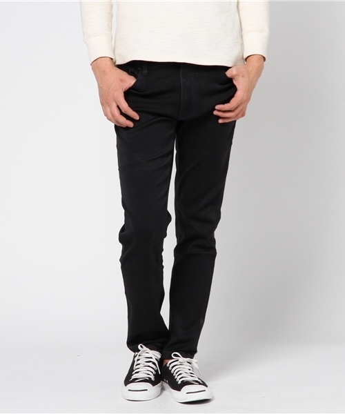 MANGROVE（マングローブ）の「【MANGROVE】ストレッチテーパードデニムパンツ-ストレッチスリムスキニーパンツ（デニムパンツ・メンズ・グレー/ブルー/ライトインディゴブルー/ライトブラック/インディゴブルー/ブラック/ダークインディゴブルー/ネイビー/スミクロ/ダークネイビー/ブラック×ブルー/ライトグレー/シルバーグレー/ワンウォッシュ/コバルトブルー/ダークブルー/ライトブルー/ノンウォッシュ/クリアブルー/ダークグレー/チャコールグレー・LARGE/MEDIUM/SMALL/X-LARGE）」の4枚目の写真