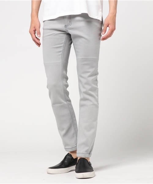 MANGROVE（マングローブ）の「【MANGROVE】ストレッチテーパードデニムパンツ-ストレッチスリムスキニーパンツ（デニムパンツ・メンズ・グレー/ブルー/ライトインディゴブルー/ライトブラック/インディゴブルー/ブラック/ダークインディゴブルー/ネイビー/スミクロ/ダークネイビー/ブラック×ブルー/ライトグレー/シルバーグレー/ワンウォッシュ/コバルトブルー/ダークブルー/ライトブルー/ノンウォッシュ/クリアブルー/ダークグレー/チャコールグレー・LARGE/MEDIUM/SMALL/X-LARGE）」の10枚目の写真