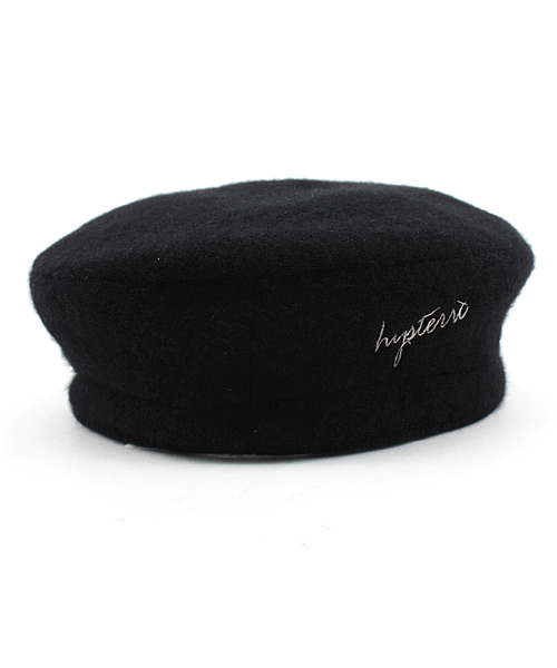 【Hysteric Glamour】スタッズ付きカシミヤニットキャスケット HYSTERIC GLAMOUR（ヒステリックグラマー）の「スタッズ付カシミヤ