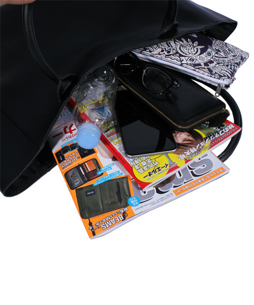 ８(eight)（エイト）の「レザー トートバッグ シンプル 本革（トートバッグ・メンズ・ブルー/ブラウン/キャメル/ブラック/ネイビー・FREE）」の15枚目の写真