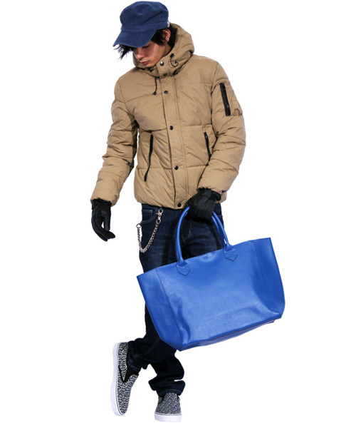 ８(eight)（エイト）の「レザー トートバッグ シンプル 本革（トートバッグ・メンズ・ブルー/ブラウン/キャメル/ブラック/ネイビー・FREE）」の13枚目の写真