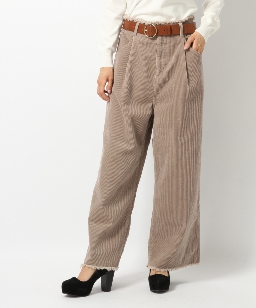 Heather（ヘザー）の「Wフリンジアソートワイドパンツ　　741588（その他パンツ・レディース・ベージュ/グレー系その他/ダークブルー/ブルー・MEDIUM/SMALL）」の20枚目の写真