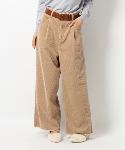 Heather（ヘザー）の「Wフリンジアソートワイドパンツ　　741588（その他パンツ・レディース・ベージュ/グレー系その他/ダークブルー/ブルー・MEDIUM/SMALL）」の21枚目の写真