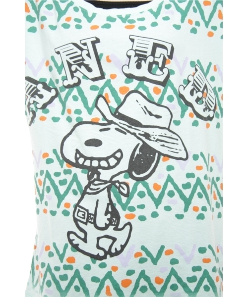 Another Edition（アナザーエディション）の「AE スヌーピー ウエスタン BIG T（Tシャツ/カットソー・レディース・オレンジ/ライム・フリー）」の7枚目の写真